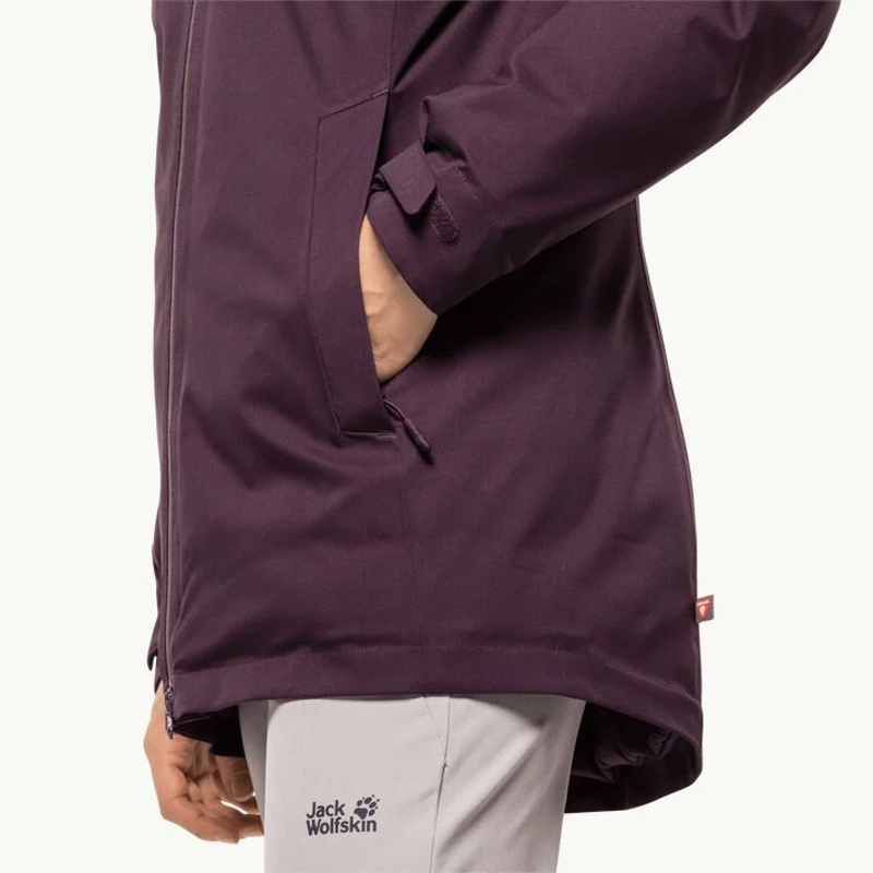 Jack Wolfskin Stirnberg Insulated Jacket Womens in Grapvine-2